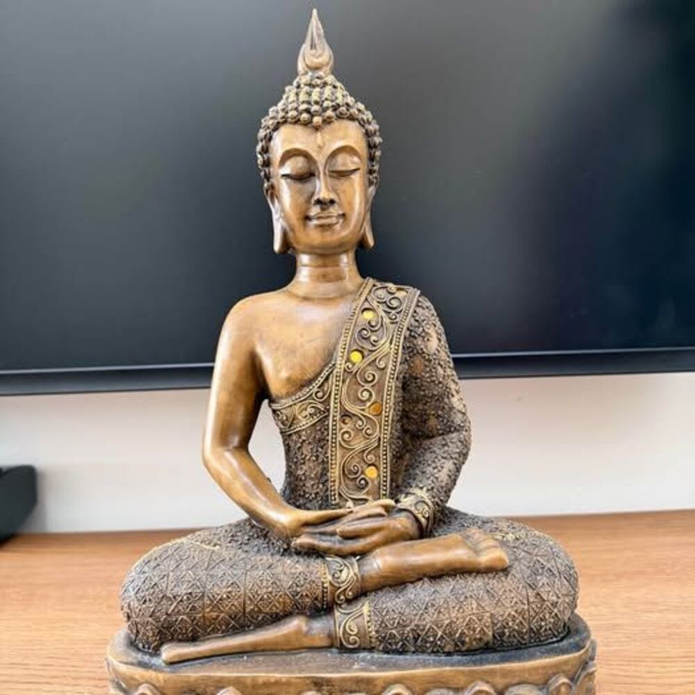 Meditating Buddha Statue 12”H x 8”W